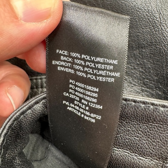 Wilfred Faux Leather Pants FVL4-6940 - Picture 5 of 10